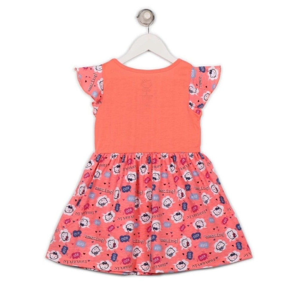 Hello Kitty | Girls Midi/Knee Length Fun Casual Dress, Size 6X - Picture 3 of 7
